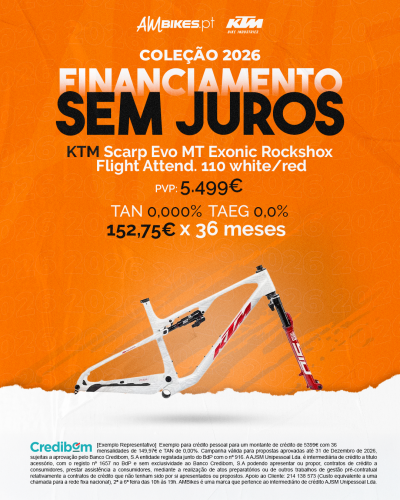 Quadro KTM Scarp Evo MT Exonic Rockshox Flight Attend. 110 - white/red