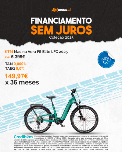 KTM Macina Aera FS Elite LFC - 2025 (Nova Coleção) KTM Macina Aera FS Elite LFC - 2025 (Nova Coleção)