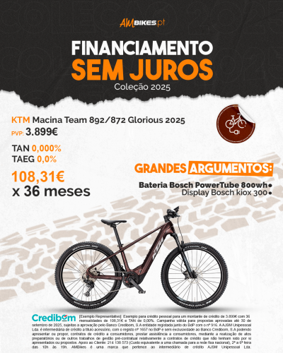 KTM Macina Team 892/872 Glorious - 2025 (Nova Coleção) KTM Macina Team 892/872 Glorious - 2025 (Nova Coleção)