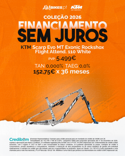 Quadro KTM Scarp Evo MT Exonic Rockshox Flight Attend. 110 - white