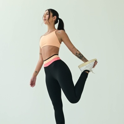 Legging Stripes Black