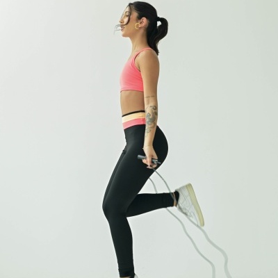 Fixed Strap Coral Pink Top