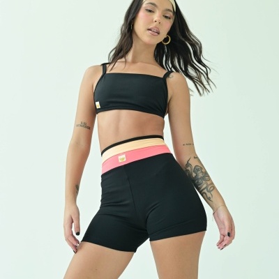 Fixed Strap Black Top