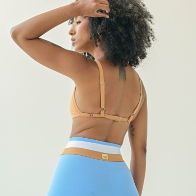 Fixed Strap Beige Top