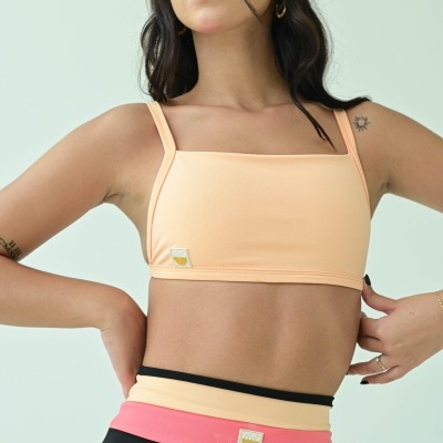 Fixed Strap Coral Top