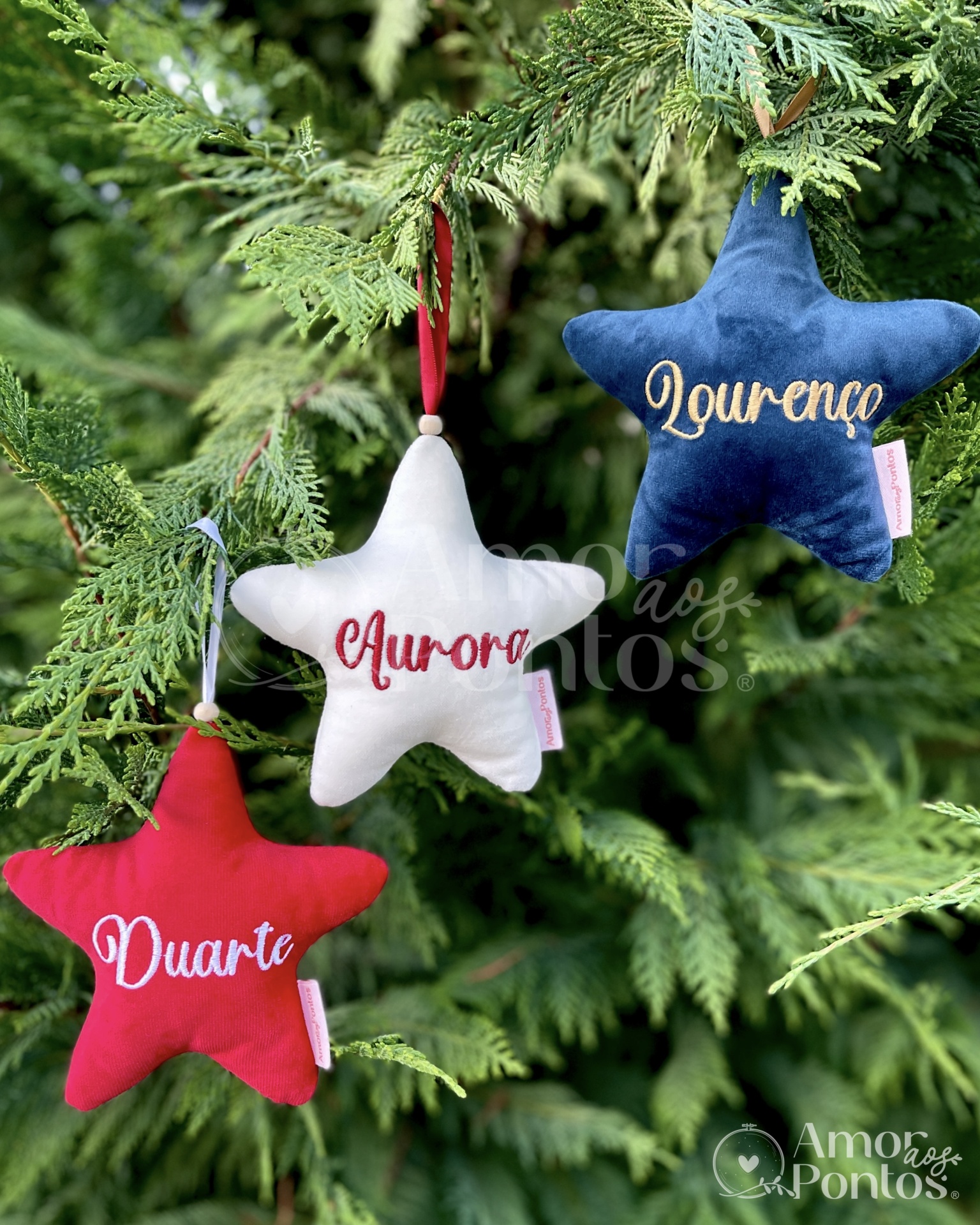 Estrela de Natal de Veludo Estrela de Natal de Veludo