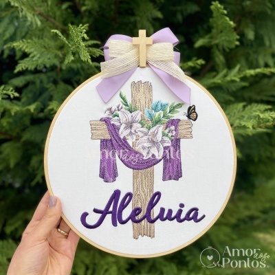 Coroa de Páscoa - Aleluia