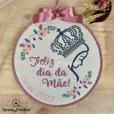 Bastidor Bordado - Nossa Senhora de Fátima