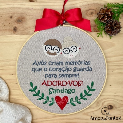 Bastidor Bordado - Avós