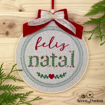 Coroa de Natal - Feliz Natal