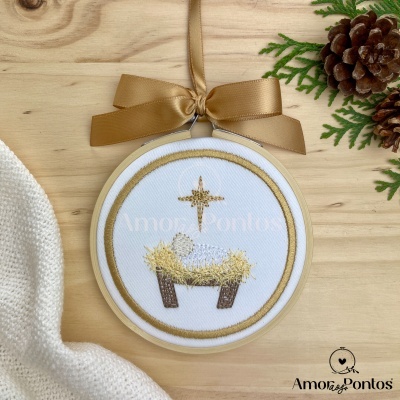 Bastidor Bordado - Presépio 3