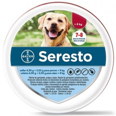Seresto Coleira antiparasitária para cão