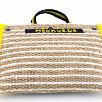 Hebrue Almofada de Juta com 3 pegas