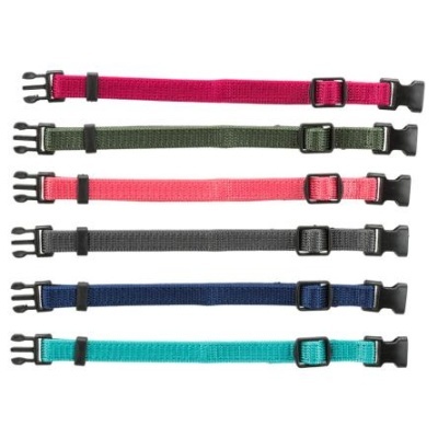 Pack coleiras Cachorros 17cm-25cmx10mm cores suaves ( 6 un )