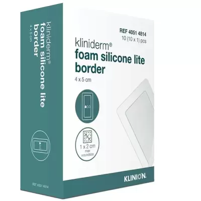 Kliniderm foam silicone lite border