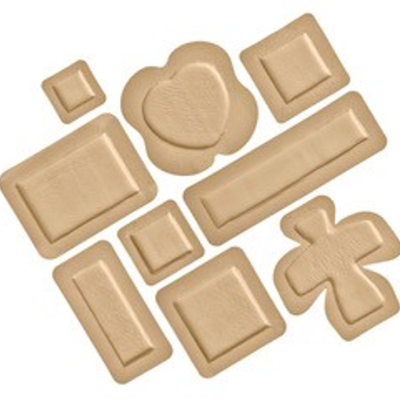 Kliniderm foam silicone sacrum border