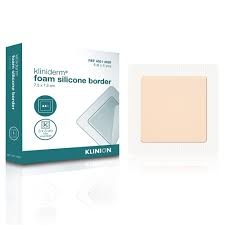 Kliniderm foam silicone border