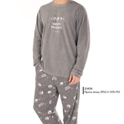 Pijama Homem - refª 25458 - jersey - R&A (inverno 2025)