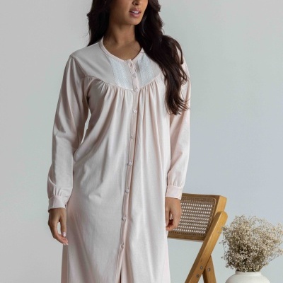 Camisa de Dormir - refª 3359 - 100% algodão  - Mira (inverno 2026)