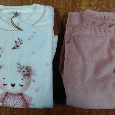 Pijama senhora ref 8455 Mira - micro polar - (inverno 2025)
