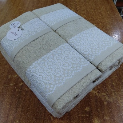 Jogo de banho - 100% algodão 400gm/m2  refª B800 - 3 ou 6 peças