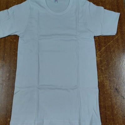 Camisola interior homem c/manga curta decote redondo cardada - ref 509CF - MC (inverno)