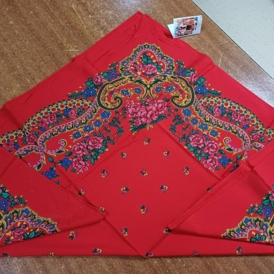 Lenço regional minhota sem franja