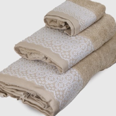 Jogo de banho - 100% algodão 400gm/m2  refª B800 - 3 ou 6 peças