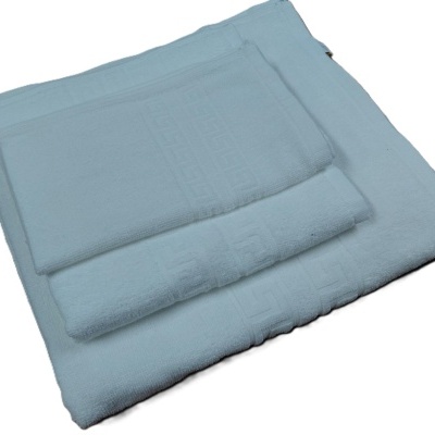 Jogo de banho - 100% algodão 400gm/m2  refª grega - 3 peças