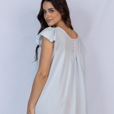 Camisa de Dormir - refª 3319MS - 100% algodão - Mira (verão 2026)