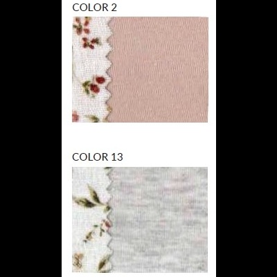 Pijama senhora ref 8443 Mira - interlock cardado - (inverno 2025)