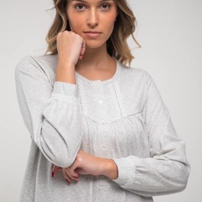Camisa de Dormir - refª 3109 - Jersey - Mira (inverno)