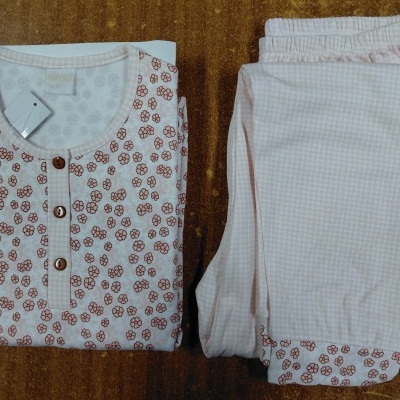 Pijama Senhora 100% algodão - refª 5207 - Desana (inverno 2025)