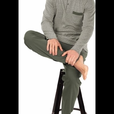 Pijama Homem - refª 25473 - R&A - jacquard/interlock (inverno 2025)