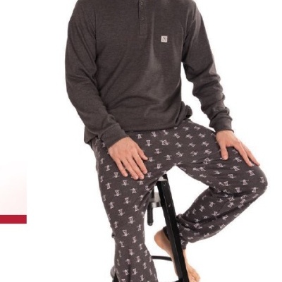 Pijama Homem - refª 25456 - R&A - interlock (inverno 2025)