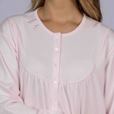 Camisa de Dormir - refª 3257 - interlock cardada - Mira (inverno 2025)