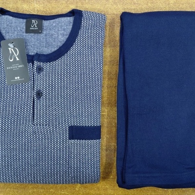 Pijama Homem - refª 26464 - R&A - interlock (inverno 2026)