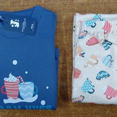 Pijama criança - refª 26567 interlock - R&A (inverno 2026)