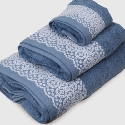 Jogo de banho - 100% algodão 400gm/m2  refª B800 - 3 ou 6 peças