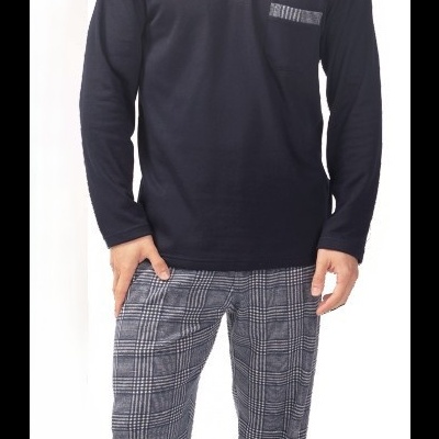 Pijama Homem - refª 26456 - R&A - interlock (inverno 2026)