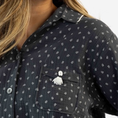 Pijama senhora ref 8424 Mira - algodão bio