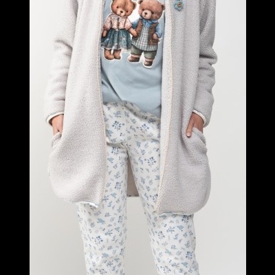 Robe senhora - Mira - refª 7030MW - Sherpa Soft Teddy (Inverno)