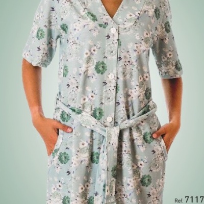 Robe senhora - refª 7117L DL (Verão 2025) Manga comprida