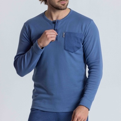 Pijama de homem cardado refª8590 - Mira (inverno 2026)