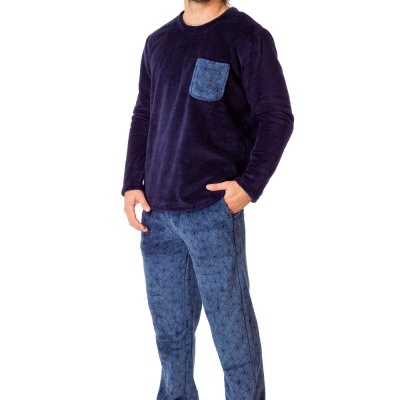 Pijama Homem - refª 60036/7 DL coralina (inverno)