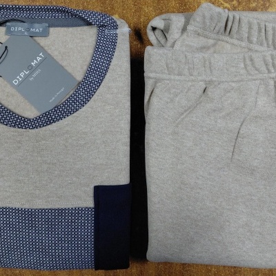 Pijama de homem refª8485 interlock - Mira (inverno 2025)