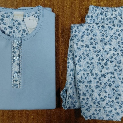 Pijama Senhora 100% algodão - refª 5215 - Desana (inverno 2025)
