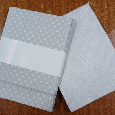 Jogo de Cama -  100% algodão c/rolinho - FT bolas