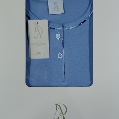Pijama Senhora jersey - refª 25373 - R&A - 100% algodão (inverno 2025)