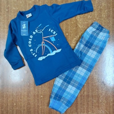 Pijama criança - refª 25567 interlock - R&A (inverno 2025)